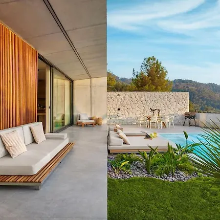 The Grey Houses - Dark Grey Villa Fethiye